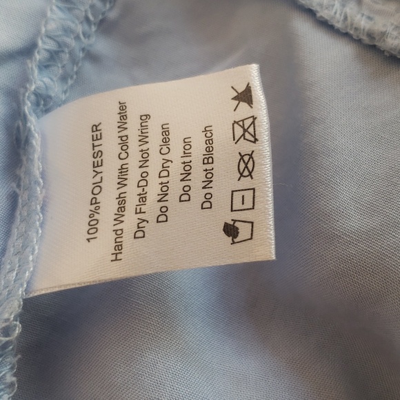 Blue Ruffled Cami Top - Picture 6 of 6